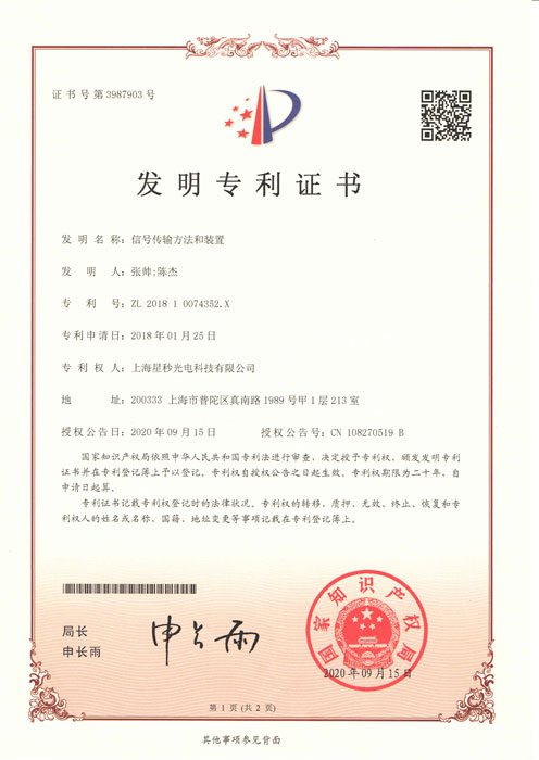 信号传输方法和装置-发明