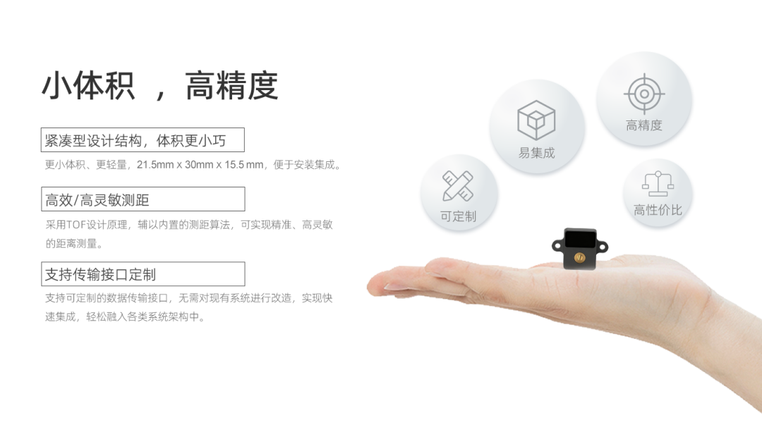 星秒科技全新“感知利器”!——星秒CR-C002单点测距传感器,小巧灵活,多场景智能感知需求全满足!(图3)